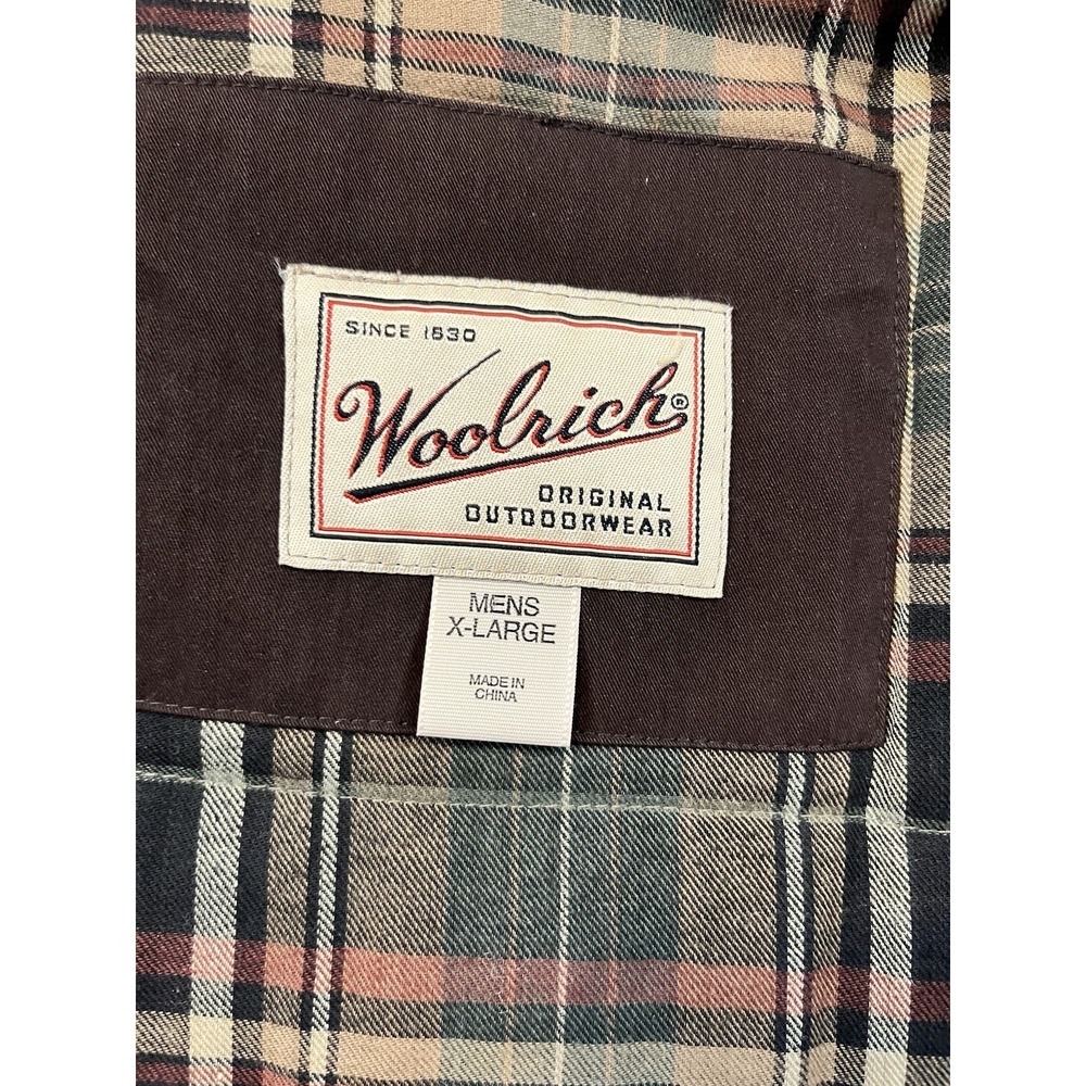 Woolrich Mens XL Field Barn Jacket Style 15402 Vintage 1990s Outdoor Coat - Picture 11 of 13